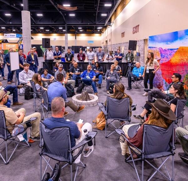 Elevate conference campfire chat